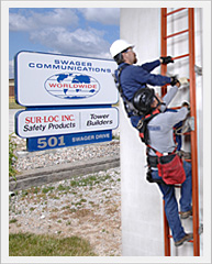 Sur-Loc, Inc. is a leading supplier of climbing worker safety equipment throughout the world.